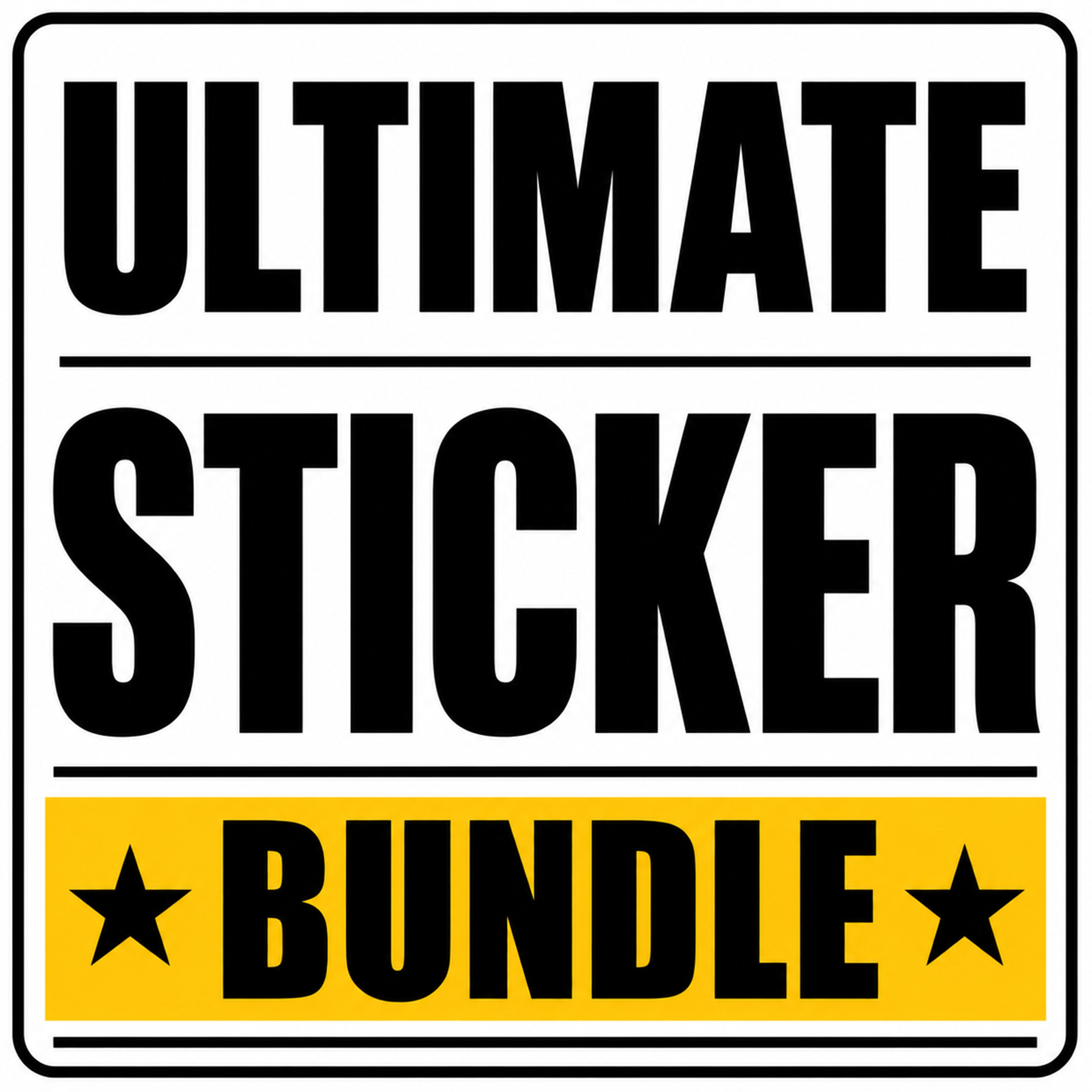 Ultimate sticker Bundle, pal