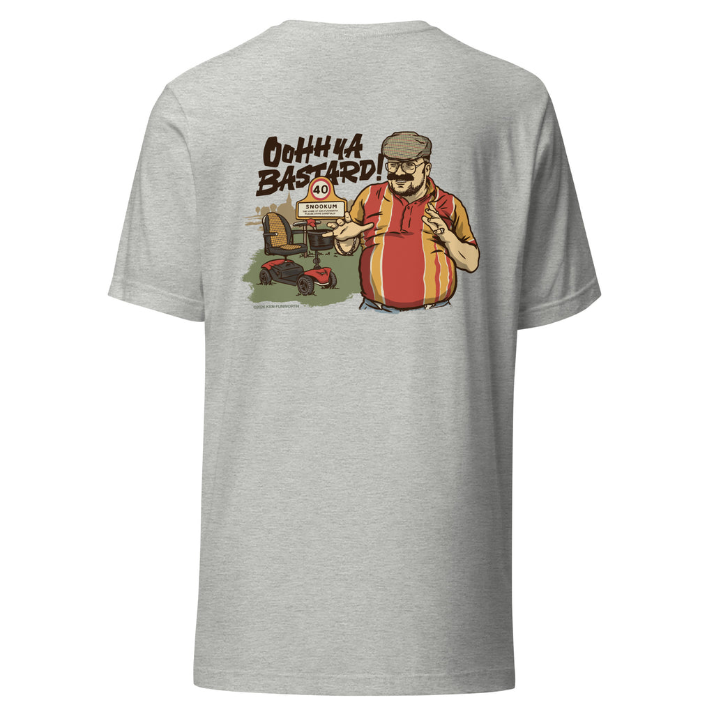 Official ‘Ooh Ya Bastard’ Unisex T-Shirt (Grey)